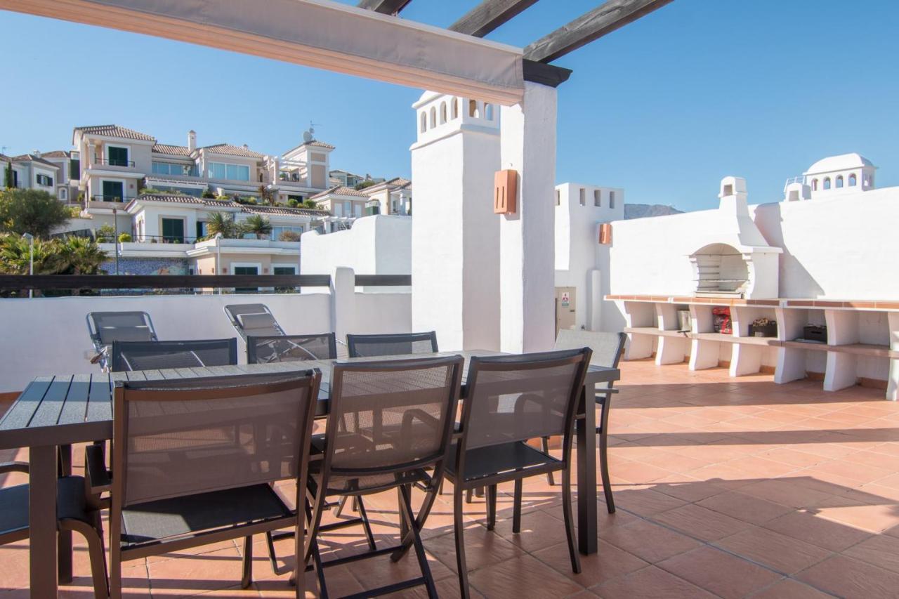 2186-Luxury Sea View Penthouse In Casares Costa Appartement Buitenkant foto