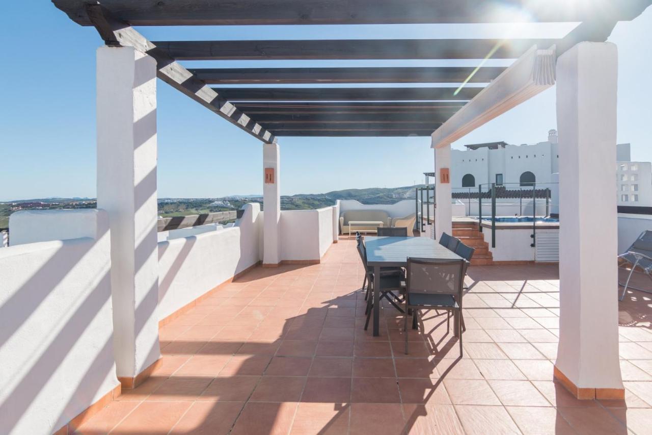 2186-Luxury Sea View Penthouse In Casares Costa Appartement Buitenkant foto