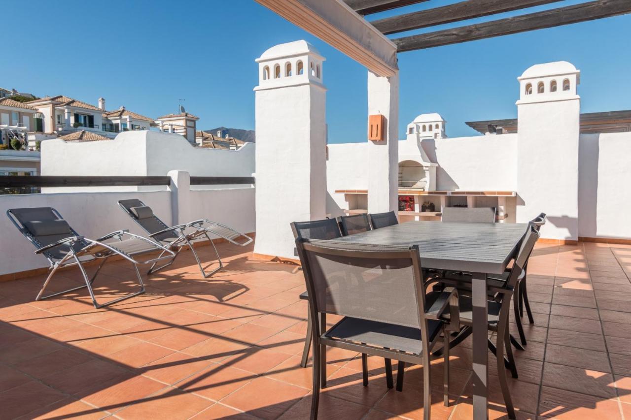 2186-Luxury Sea View Penthouse In Casares Costa Appartement Buitenkant foto